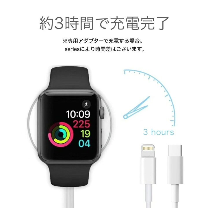 楽天市場】『アダプターセット』 3in1 apple watch 充電器 ワイヤレス 