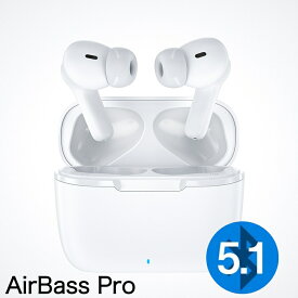 最新版ワイヤレスイヤホン AirBass xdobo　airpods Bluetooth5.1 ノイズキャンセリング ワイヤレスイヤホン イヤホン カナル型 ヘッドホン 高音質 ブルートゥース 低遅延 左右分離型 マイク付き 両耳通話 iPhone/Android