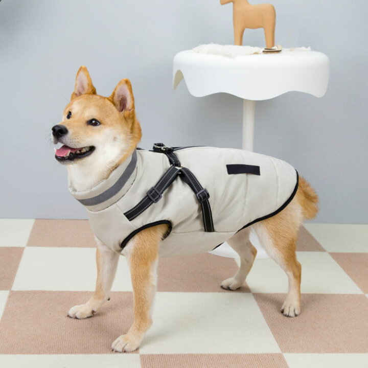 楽天市場】犬 服 コート 中型犬 大型犬 ダウンジャケット ハーネス 一 