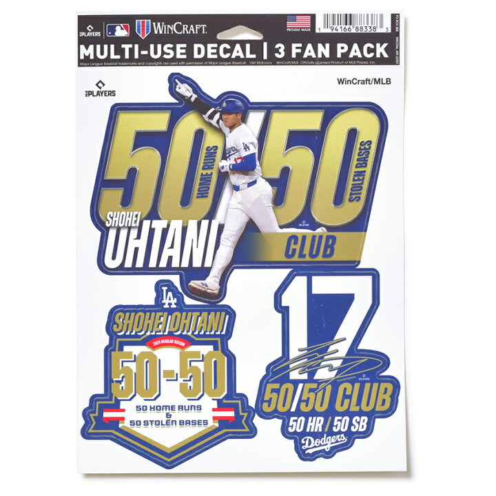 楽天市場】【即日発送】大谷翔平 50-50 ステッカー セット サイン入り 