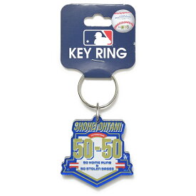 【即日発送】大谷翔平 50-50 キーリング キーホルダー キーストラップ ロゴ 記念グッズ 50本塁打 50盗塁 達成記念 メジャーリーグ LA ロサンゼルス ドジャース ホームラン 盗塁 グッズ LOS ANGELES DODGERS MLB 野球 メモリアル 50/50クラブ WinCraft