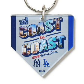 【即日発送】ドジャース キーリング キーホルダー 2024 ワールドシリーズ チャンピオン モデル 大谷翔平 山本由伸 COAST TO COAST LA LOS ANGELES DODGERS WORLD SERIES CHAMPIONS グッズ 記念 野球 MLB メジャーリーグ メモリアル 公式 WinCraft