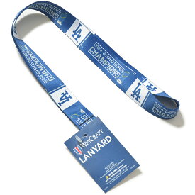 【即日発送】ドジャース ネックストラップ ランヤード ストラップ ワールドシリーズ チャンピオンズ モデル 2024 大谷翔平 山本由伸 LA LOS ANGELES DODGERS WORLD SERIES CHAMPIONS LANYARD キーホルダー スマホストラップ グッズ 野球 MLB WinCraft