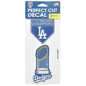 【2枚セット】大谷翔平 ロサンゼルス ドジャース ステッカー ワールドシリーズ チャンピオンズ モデル 2024 山本由伸 LA LOS ANGELES DODGERS WORLD SERIES CHAMPIONS DECAL デカール シール グッズ 記念 野球 MLB メジャーリーグ 公式 WinCraft