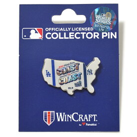【即日発送】ドジャース ピンバッチ MLB コレクターピン ピンバッジ ピンズ ヤンキース 2024 ワールドシリーズ チャンピオン モデル 記念 LA NY 大谷翔平 山本由伸 COAST TO COAST LA LOS ANGELES DODGERS YANKEES メジャーリーグ グッズ 公式 WinCraft
