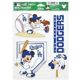 【3枚セット・即日発送】ドジャース ステッカー ミッキーマウス ディズニー コラボ MLB 公式グッズ ミッキー カッティングステッカー シール デカール オフィシャル Dodgers Mickey Mouse キャラクター 大谷翔平 山本由伸 佐々木朗希 応援グッズ WinCraft