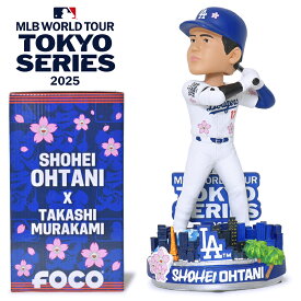 【即納】限定3,117個 大谷翔平 村上隆 コラボ ボブルヘッド MLB公式グッズ 2025 TOKYO SERIES 東京シリーズ ロサンゼルス ドジャース LA SHOHEI OHTANI TAKASHI MURAKAMI DODGERS 桜 バブルヘッド 首ふり人形 フィギュア メジャーリーグ MLBワールドツアー FOCO
