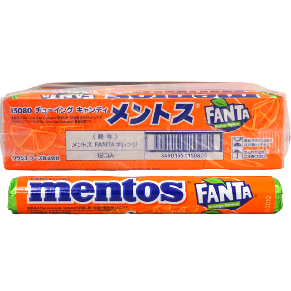 セール110円 メントス FANTAオレンジ [1箱 12個入] ソフトキャンディ
