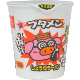 90円 おやつカンパニー ブタメン しょうゆラーメン [1箱 15個入] 【駄菓子 縁日 子供会 お祭り ミニラーメン ぶためん しょうゆ】