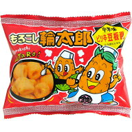 もろこし輪太郎 ピリ辛豆板醤 [1袋 30個入] 【駄菓子 菓道 ぴりから おつまみ スナック 景品向け ノベル…