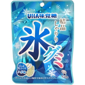 130円 味覚糖 氷グミ ソーダ [1箱 10個入] 【お菓子 グミ 冷たい ひんやり まとめ買い 箱買い ポイント消化 UHA味覚糖】