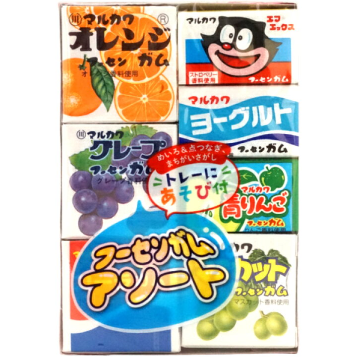 楽天市場】100円 マルカワ フーセンガムアソート [1箱 10個入 