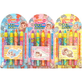 不二家 4本チョコえんぴつ [1箱 12個入]【お菓子 チョコ チョコレート 鉛筆 ペコちゃん まとめ買い 箱買い ポイント消化 景品向け ノベルティ向け アミューズ】