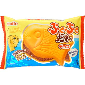 70円 ぷくぷくたい チョコ味 [1箱 10個入] 【お菓子 エアインチョコ 鯛 名糖 景品向け ノベルティ向け アミューズ】