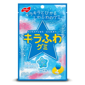 160円 ノーベル キラふわグミ ソーダ味 [1箱 6個入] 【グミ まとめ買い サイダー ポケット菓子 箱買い 景品向け ノベルティ向け アミューズ向け プレゼント向け SNS シャリシャリ】