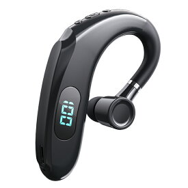 Bluetooth　ワイヤレスイヤホン 片耳 超軽量 耳掛け型 イヤホン 左右耳兼用 ハンズフリー通話 マイク内蔵 iPhone/Android適用 Bluetooth5.2　　左右兼用