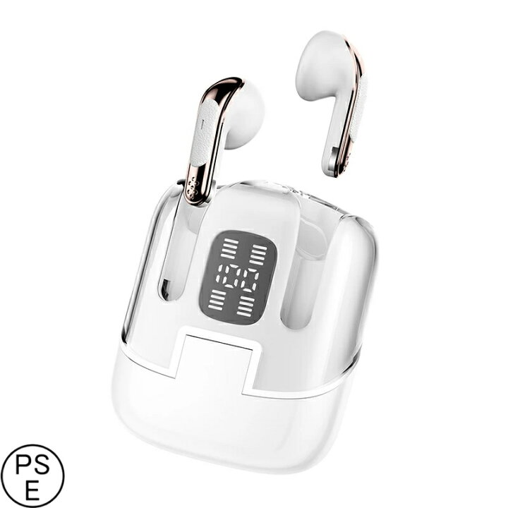 楽天市場】ワイヤレスイヤホン bluetooth 5.4 イヤホン4個 LED残量表示 