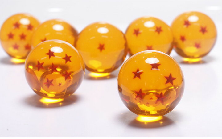 楽天市場】ドラゴンボール 7星セット 龍珠 樹脂製 一星球-七星球 2.7cm 