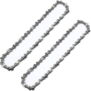 8インチチェーン刃 チェーンソー 替刃 チェーンソー交換刃 2個セット 8インチミニチェーンソーの替刃 電動のこぎりアクセサリー交換 替え刃 電動のこぎりアクセサリー ミニチェーンソーの