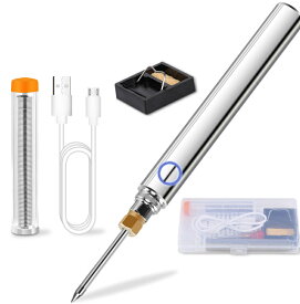 家庭用電気溶接ペン DIYスポット溶接 電子溶接キット コードレス設計 便利 ハンドヘルド USB充電 快速加熱 操作簡単 安全性高い 3種コテ先(オプション追加) コンパクト 初心者 溶接工 操作が簡単 便利 小型 軽量 高い作業効率 ワイヤレス溶接ペン