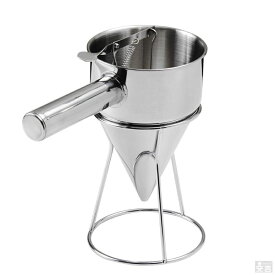 ちゃっきり ステンレスちゃっきり スタンド付 屋台用品 粉物 たい焼き 種落し 粉つぎ チャッキリ 種落とし/粉物/粉もの/たこ焼き/鯛焼き/ 屋台で大活躍 調理器具 口径12mm 14mm 16mm 18mm 20mm スタンド付き 使い方簡単 便利 調理道具