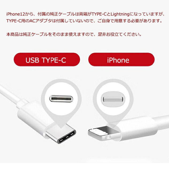 楽天市場】【送料無料】Power delivery【USB-PD充電器】iPhone付属の 