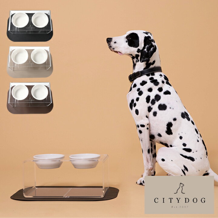 楽天市場 Citydog シティドッグ アクリルフードスタンド 大型犬用 犬 ペット フードボウル 食器台 ランチョンマット エサ皿 エサ入れ 陶器 フード ボウル ボール 餌入れ 高さ 台 おしゃれ お洒落 シンプル 多頭 大型犬 中型犬 高級 安全 かわいい 上品