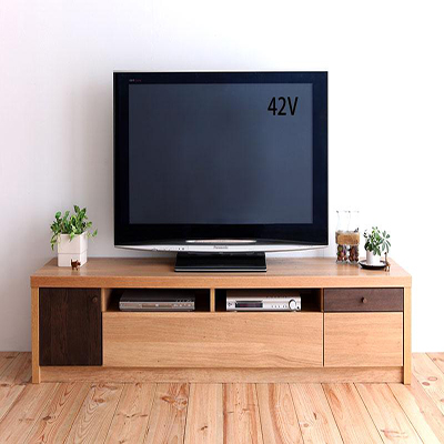 テレビ台 AVラック ロータイプ オーク材 180cm テレビボードの人気商品 