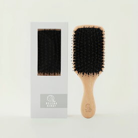 【半額クーポンで2,830円】 イルチ公式 ヘアブラシ ミニ パドルブラシストレート プレゼント 木製 猪毛 豚毛 サラサラ ブラシ くし 頭皮 櫛 髪 艶髪 くせ毛 高級 美容 ヘアーブラシ ヘア マッサージ ヘッドスパブラシ 猪 豚 レディ 猪 豚 ギフト プレゼント 誕生日