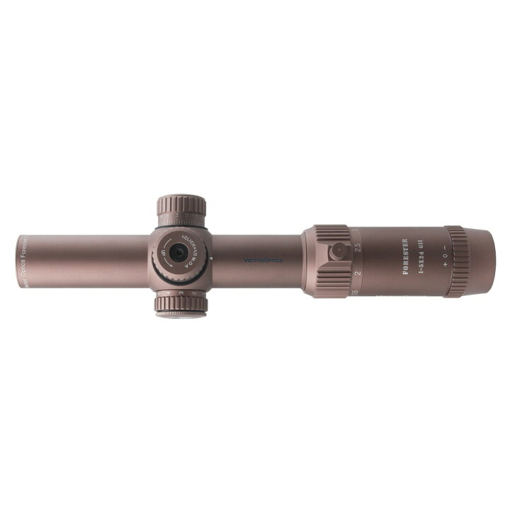 楽天市場】Vector Optics SCOC-32 Forester 1-5x24 GenII Coyote FDE 