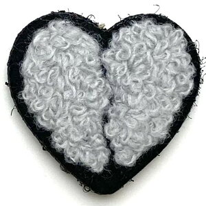 Ori��eriQ �p�b�`1110-279-O FELT Cracked heart