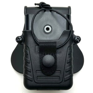 AMOMAX AM-RH Radio holster with paddle Fits Baofeng UV-5R, UV-82; Motorola TLKR T8;BK