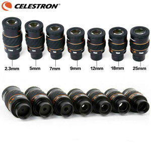 Celestron[ X-CEL LX 2.3mm 5mm 7mm 9mm 12mm 18mm 25mm Eyepiece 60 Degree Wide-angle Telescop