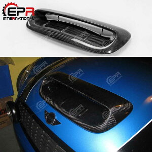 �� �O�� For Mini Cooper S R56 Tuning Carbon Fiber Hood Scoop Air Intake Vent Scoop Vortex Co
