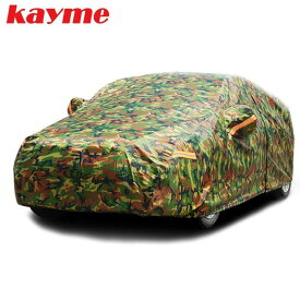Kayme waterproof camouflage car covers outdoor sun protection cover car reflector dust