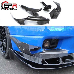 �� �O�� For Nissan Skyline R33 GTR AS Front Bumper Canard Carbon Fiber Front Bumper Spat Add
