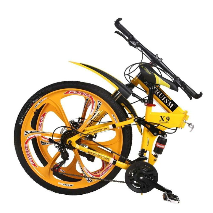 楽天市場】Altruism X9 Folding 自転車 21 speed Steel マウンテン 