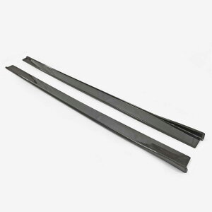 �� �O�� For Kia Stinger Type M Glossy Carbon Fiber Side Side Extension Fibre Racing Step Doo