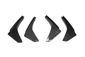 �� �O�� Car-styling Carbon Fiber Front Bumper Canard (For OEM Front Bumper) Glossy Finish Tu