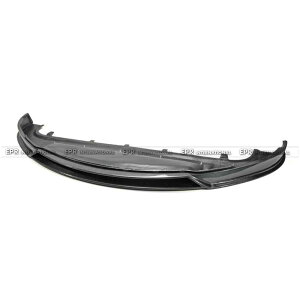 For Tesla Model S Carbon Fiber Revo Style Front Lip With Diffuser Glossy Fibre Finish Bump
