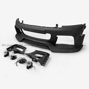 �� �O�� FRP Fiber Glass Front bumper with fog light covers. LED & Round Fog Light For 2006-2