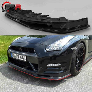 �� �O�� For Nissan GTR 2012 On R35 Late Nismo Craft Style Carbon Fiber Front Lip Glossy Fini