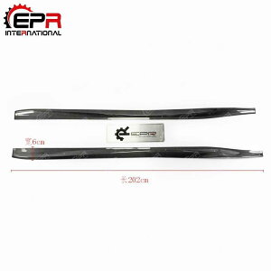 �� �O�� For Nissan GTR R35 2017 MY17 VRS Style Carbon Fiber Side Skirt Extension Body Kit Ca