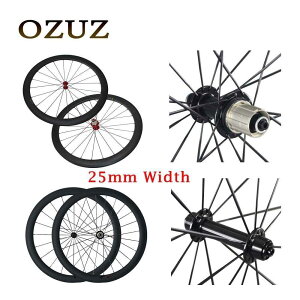 V brake ceramic bearing wheels 25mm wide carbon wheels 700c 38mm 50mm deep cl�C���`er matte