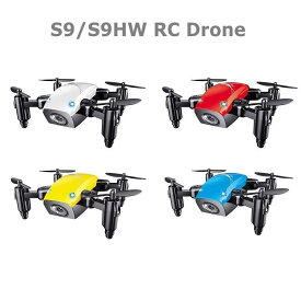 S9HW Mini Drone With Camera S9 No Camera RC Quadcopter Foldable Drones Altitude Hold RC Qu