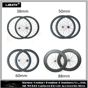 carbon wheels 38mm 50mm 60mm 88mm cl�C���`er tubular wheelsets 23/25mm width 700c carbon roa