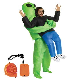 Inflatable Monster コス S車y 緑 Alien 恐竜 Mascot コスプレ コス ani