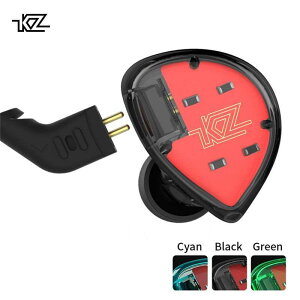 KZ ES4 In Ear �C���t�H��s �n�C���] Noise Cancelling Earbuds Ergonomic Comfortable Hif