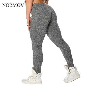 NORMOV S-XL 3 �Fs �J�W���A�� Push Up Leggings ���� �� Workout Polyester Jeggings Breat