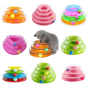 Pet �L Crazy Ball Disk Interactive Amuset Plate Play Disc Trilaminar Turnta